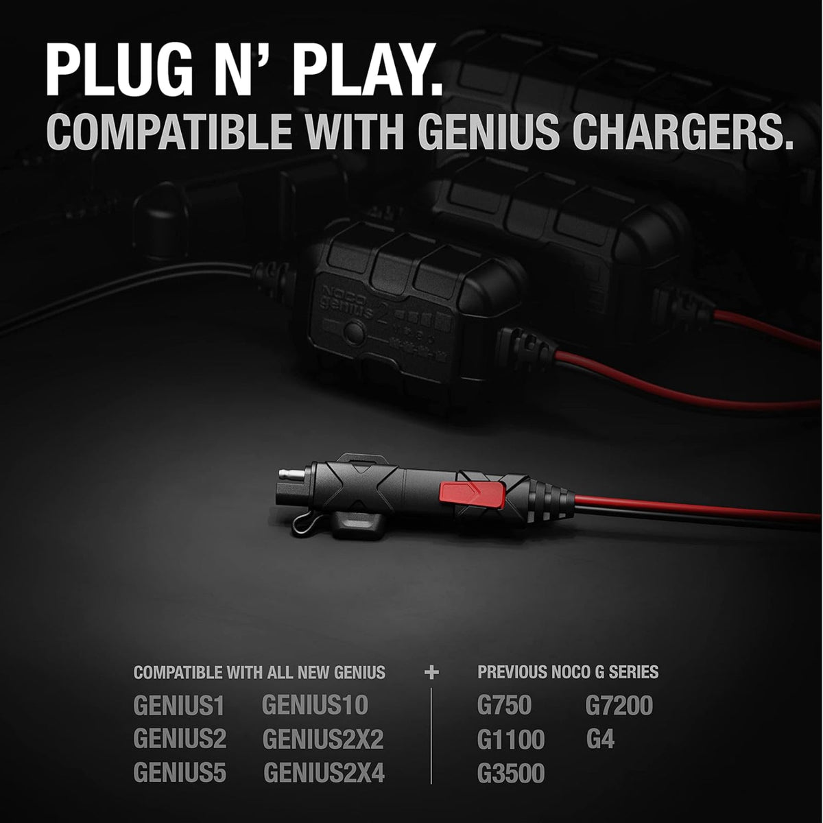 NOCO GC009 X-Connect SAE Adapter for Genius 1 2 5 10 2x2 2x4 & G Series