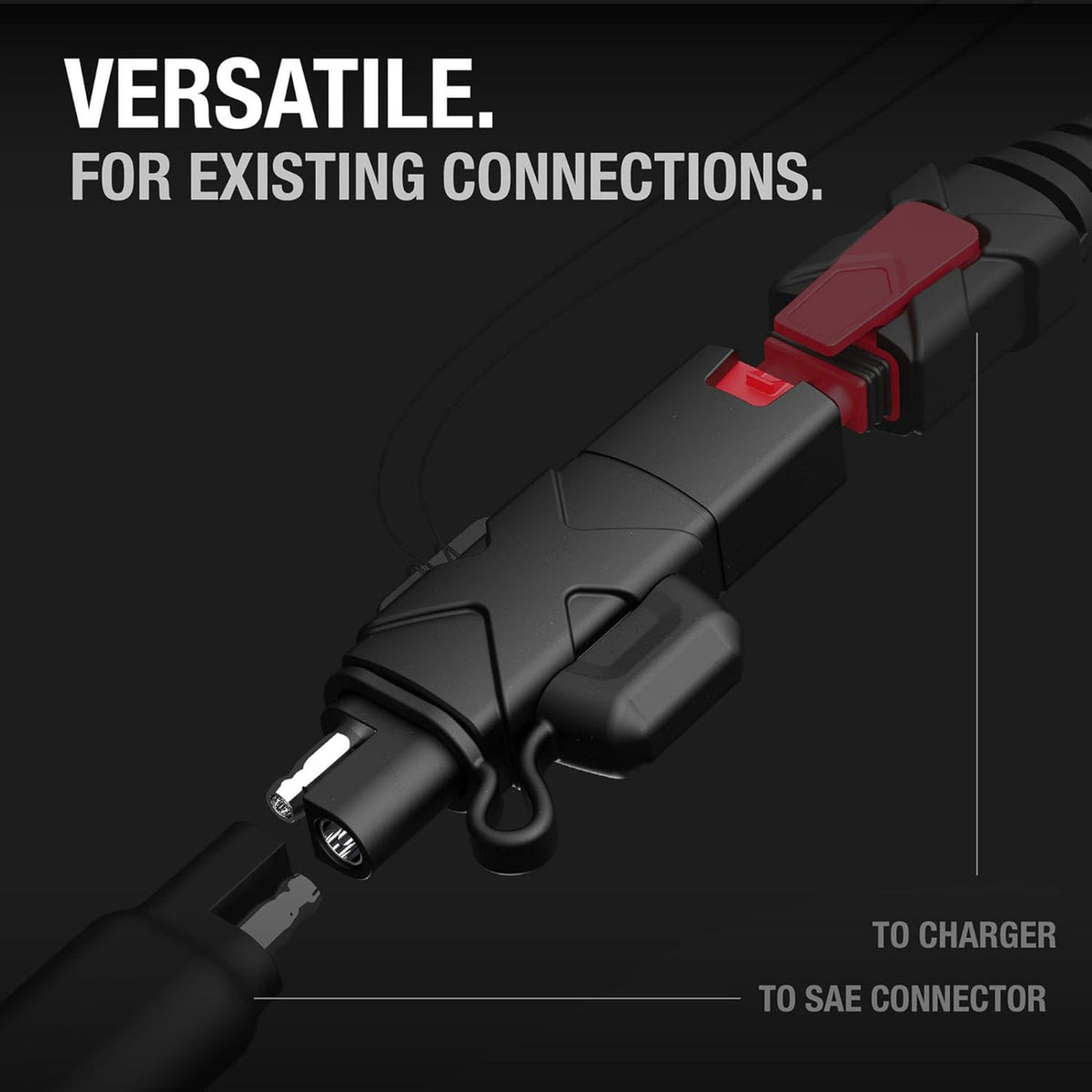 NOCO GC009 X-Connect SAE Adapter for Genius 1 2 5 10 2x2 2x4 & G Series