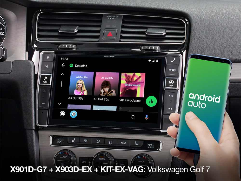 Alpine X903D-EX upgrade media box for a 1st-generation Alpine Style unit