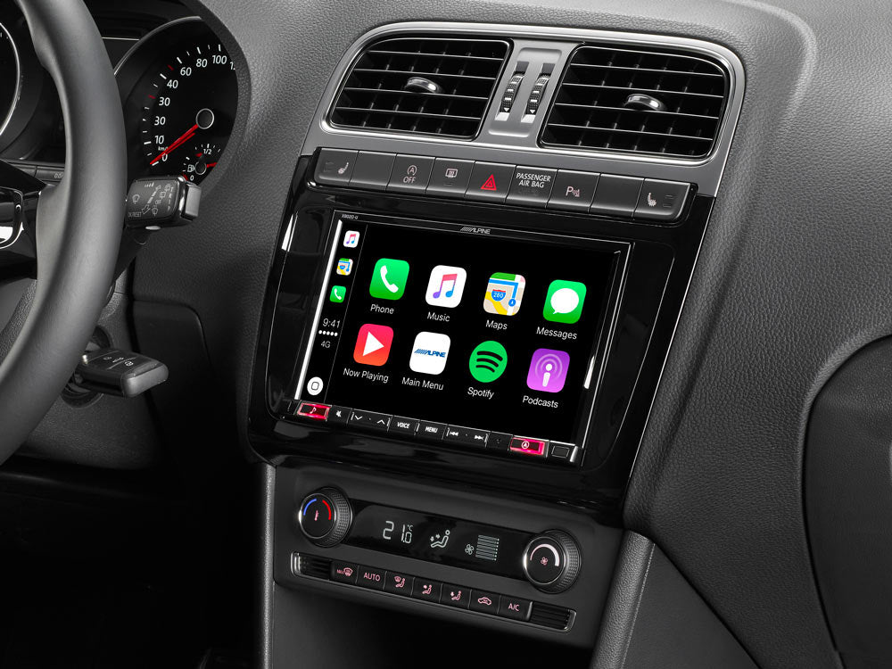 Alpine X803D-P6C 8-inch navigation for VW Polo 5 / GTI (6C)