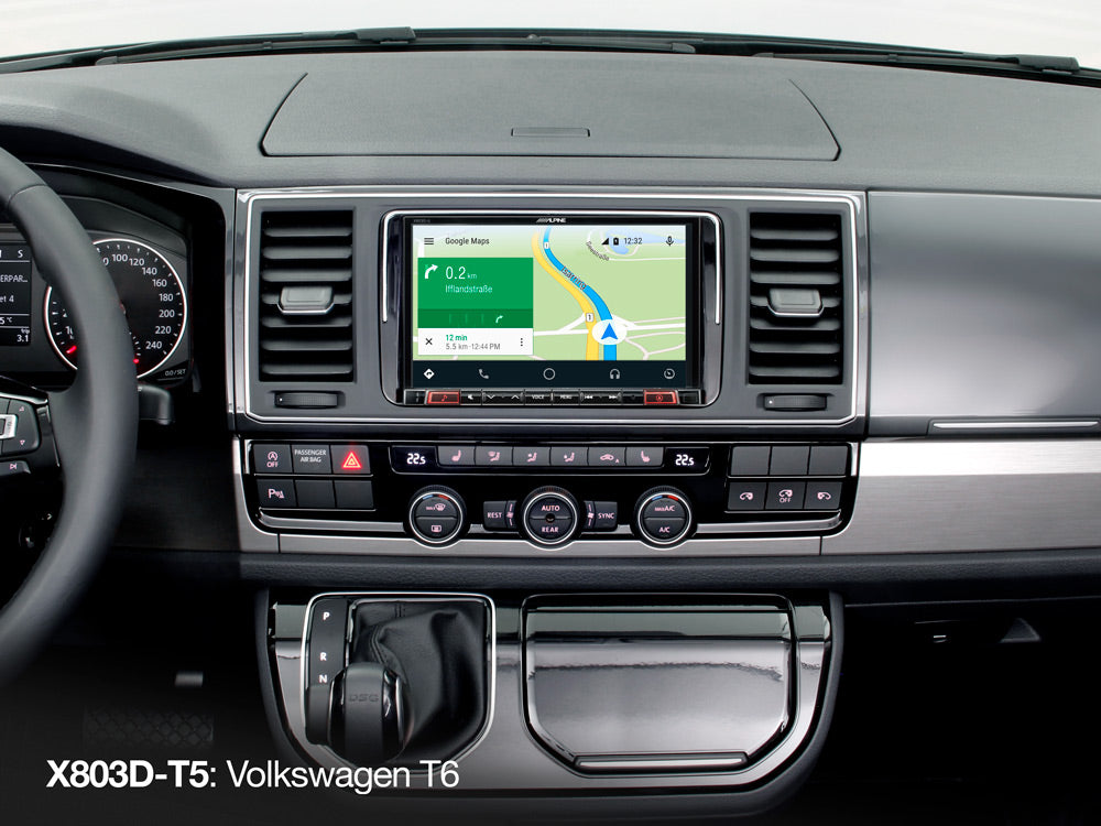Alpine X803D-T5 8-inch navigation for VW T5 and T6