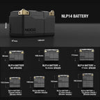NOCO Lithium NLP14 12V 500A Group 14 Powersport Motorcycle Motorbike Battery