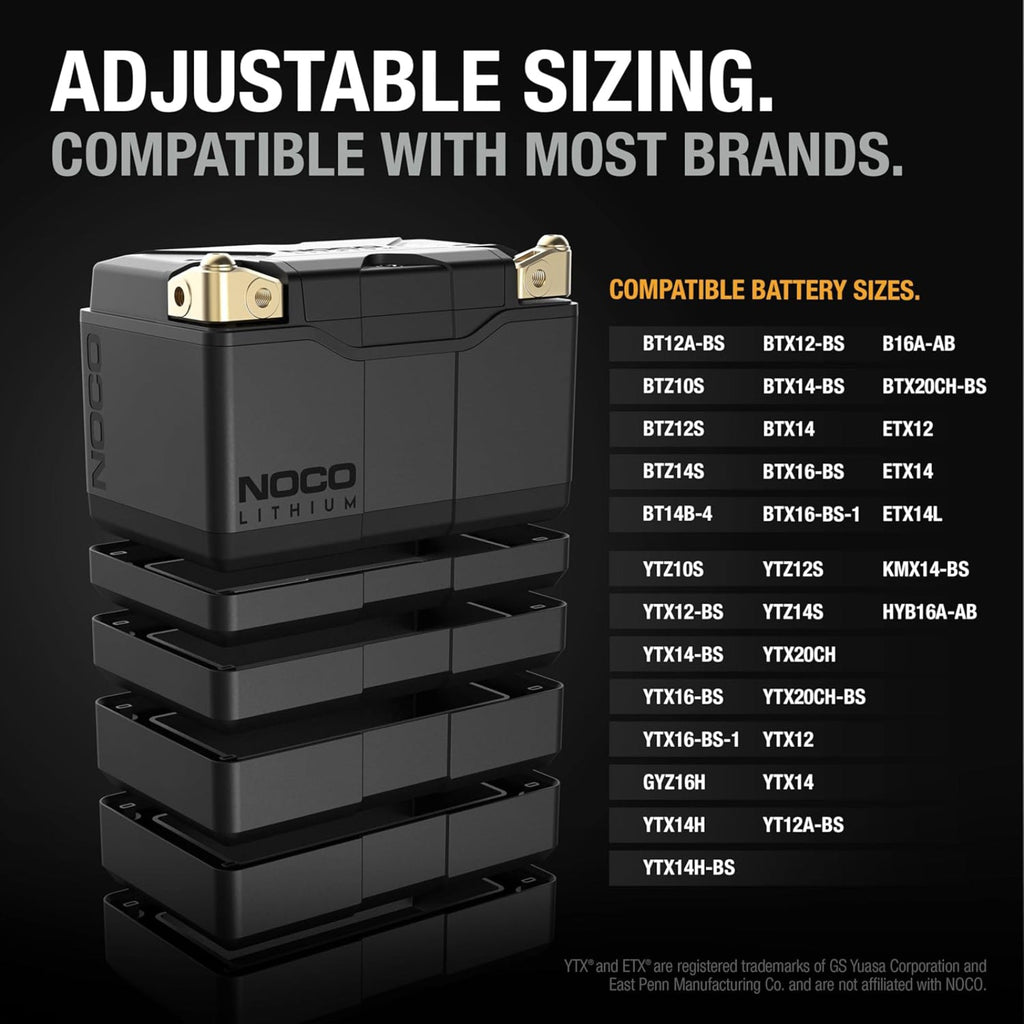 NOCO Lithium NLP14 12V 500A Group 14 Powersport Motorcycle Motorbike Battery
