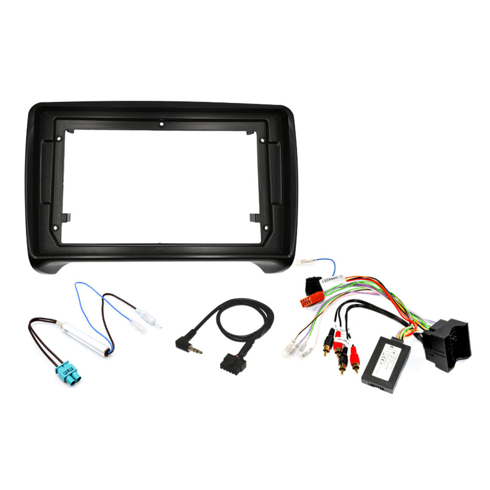 Audi TT (2006-2014) Perfect Fit 9" Stereo Fitting Kit (SWC /  Fully Amplified)
