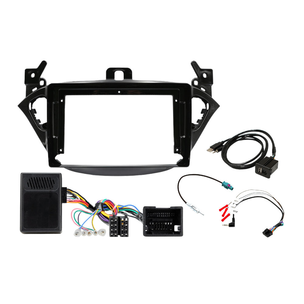 InCarTec PF-141-USB Vauxhall Adam, Corsa E (2014-2019) Pioneer 9" Fitting Kit (BT 3.0 Systems / USB Retention)