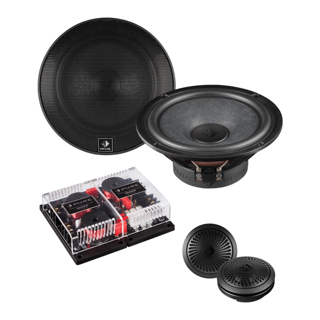 Helix Pure R-Series PR K165.2 6.5 Inch 2-way Component Flex-Crossover 100w RMS