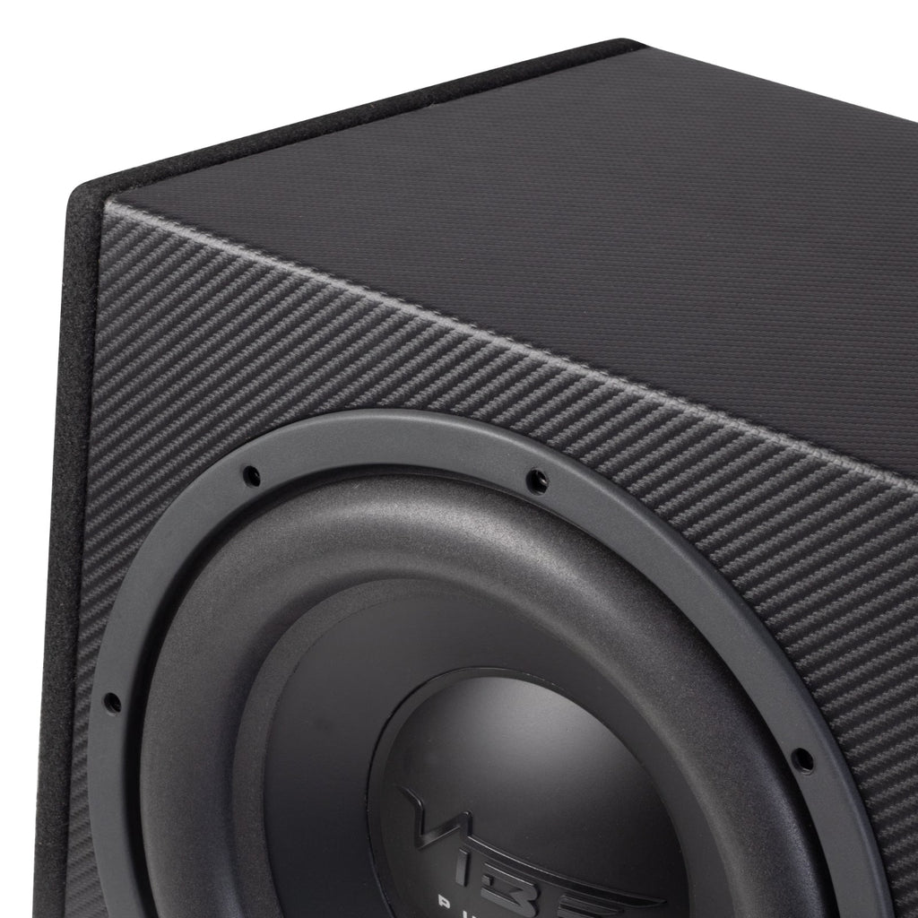 Vibe Active Subwoofer Enclosure 12 Inch Amplified Car Sub Bass Box 350w RMS