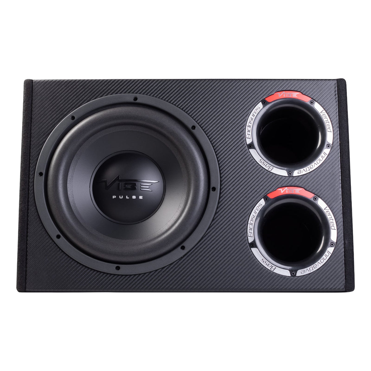 Vibe Active Subwoofer Enclosure 12 Inch Amplified Car Sub Bass Box 350w RMS