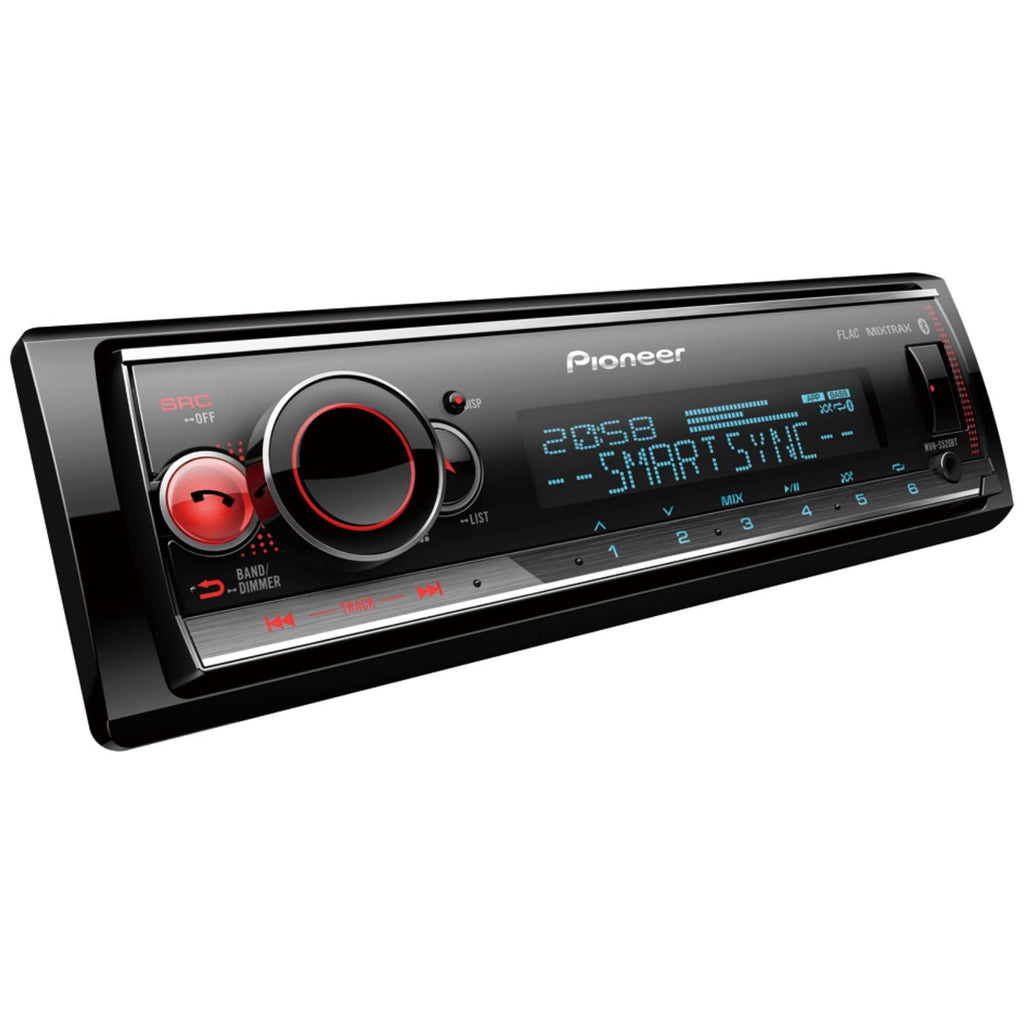 Pioneer MVH-S520BT Mechless Bluetooth Spotify USB AUX iPhone Car Radio Stereo
