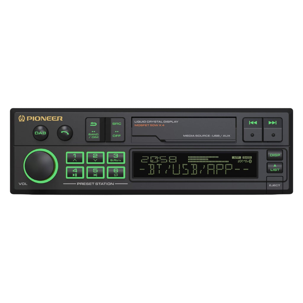 Pioneer SXT-C10PS Retro Car Stereo Bluetooth DAB+ USB Aux Classic Radio OEM Look