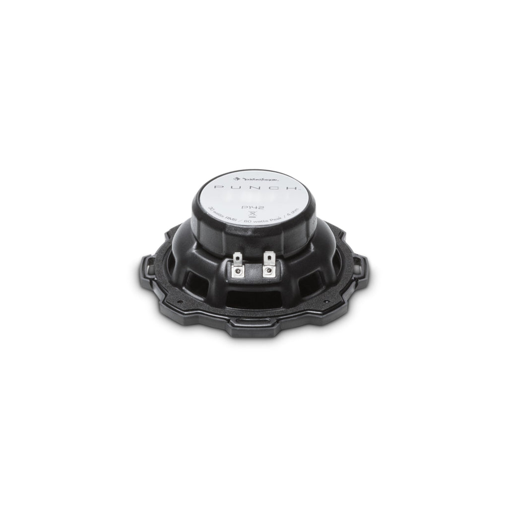 Rockford Fosgate P142 Punch 4 Inch 2 Way Full Range Coaxial Speaker 30w RMS
