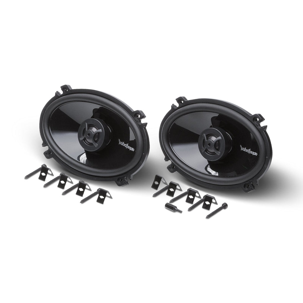 Rockford Fosgate P1462 Punch 4 x 6 Inch 2 Way Full Range Coaxial Speaker 35w RMS