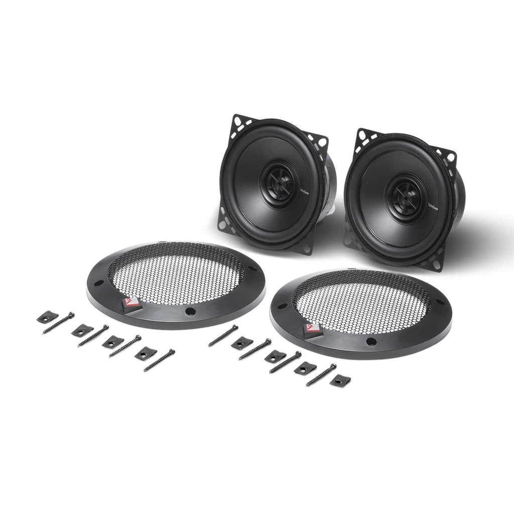 Rockford Fosgate R14X2 Prime 4 Inch 2 Way Full Range Coaxial Speaker 30w RMS Pair