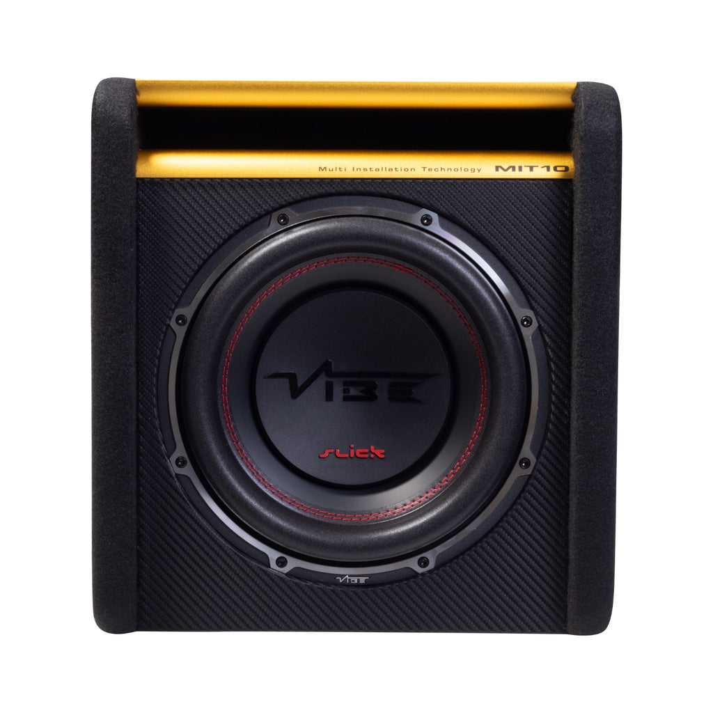 Vibe Subwoofer Enclosure Slick MIT 10 Inch Passive Car Sub Bass Box 500w RMS