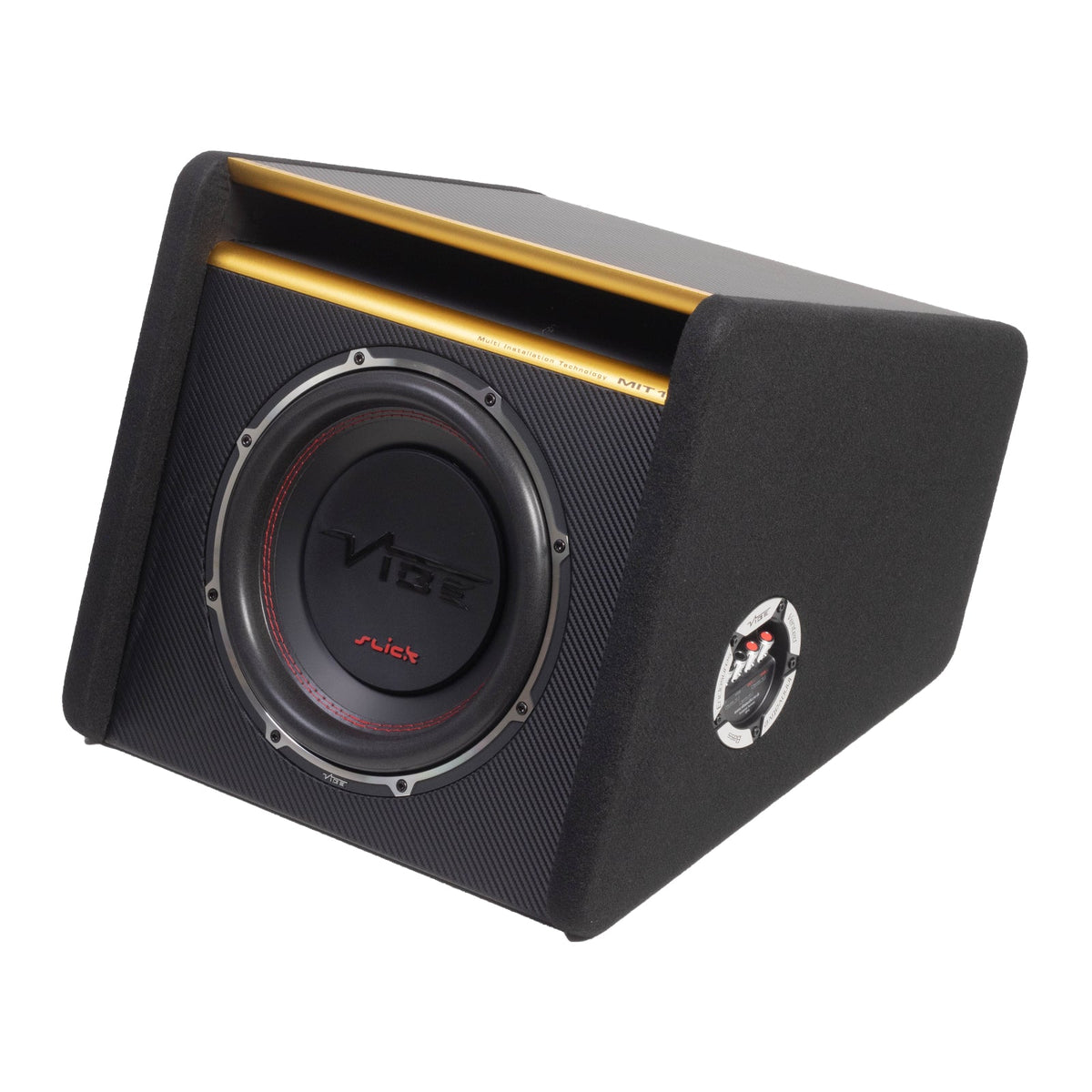 Vibe Subwoofer Enclosure Slick MIT 12 Inch Passive Car Sub Bass Box 500w RMS