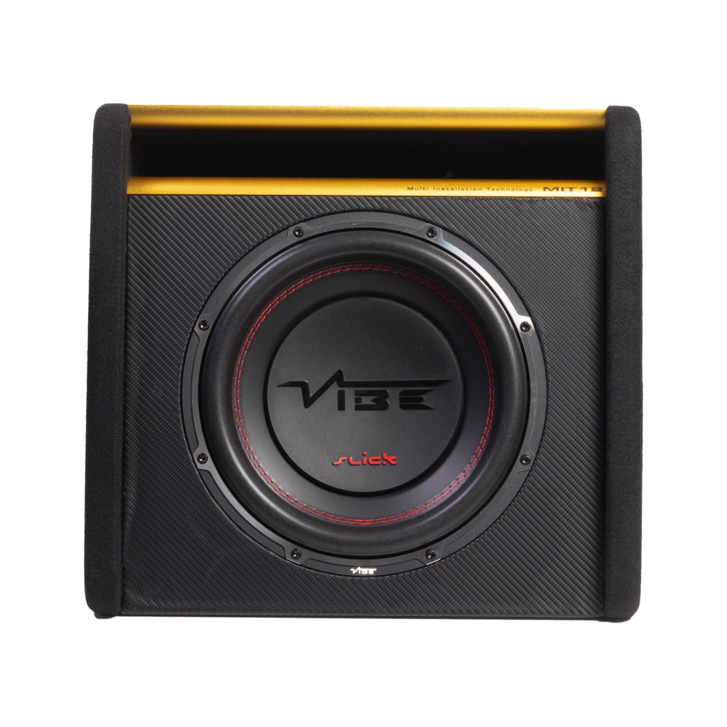Vibe Subwoofer Enclosure Slick MIT 12 Inch Passive Car Sub Bass Box 500w RMS