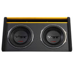 Vibe Subwoofer Enclosure Slick MIT Twin 12 Inch Passive Sub Bass Box 1000w RMS