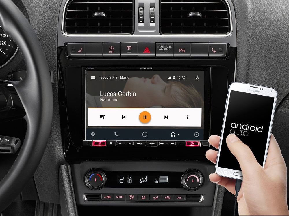 Alpine X803D-P6C 8-inch navigation for VW Polo 5 / GTI (6C)