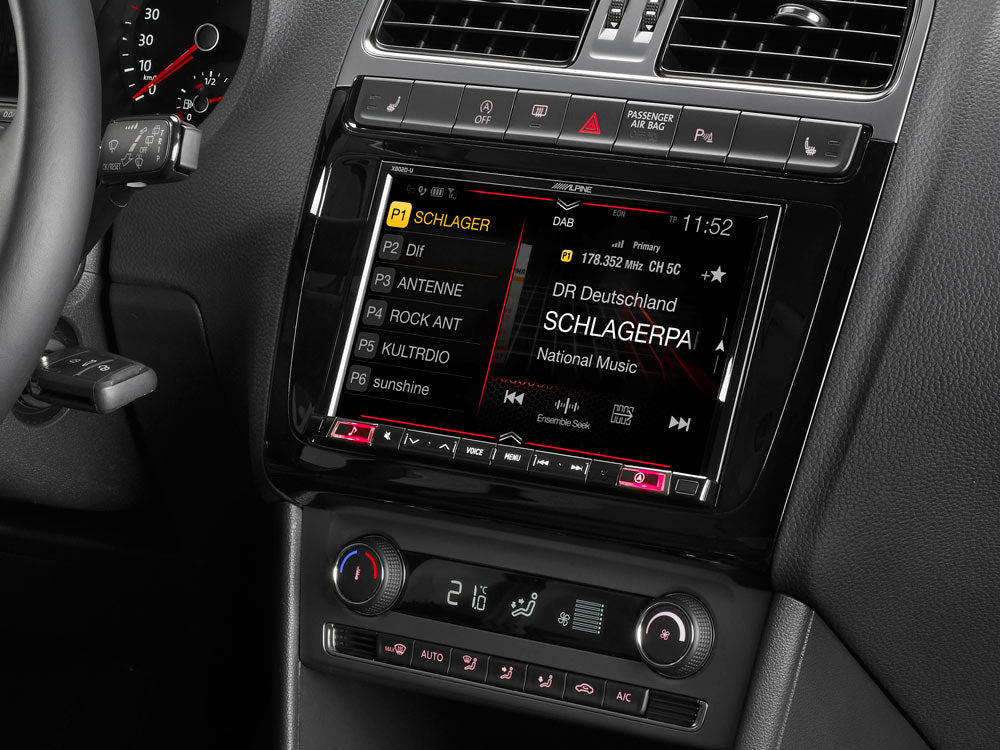 Alpine X803D-P6C 8-inch navigation for VW Polo 5 / GTI (6C)