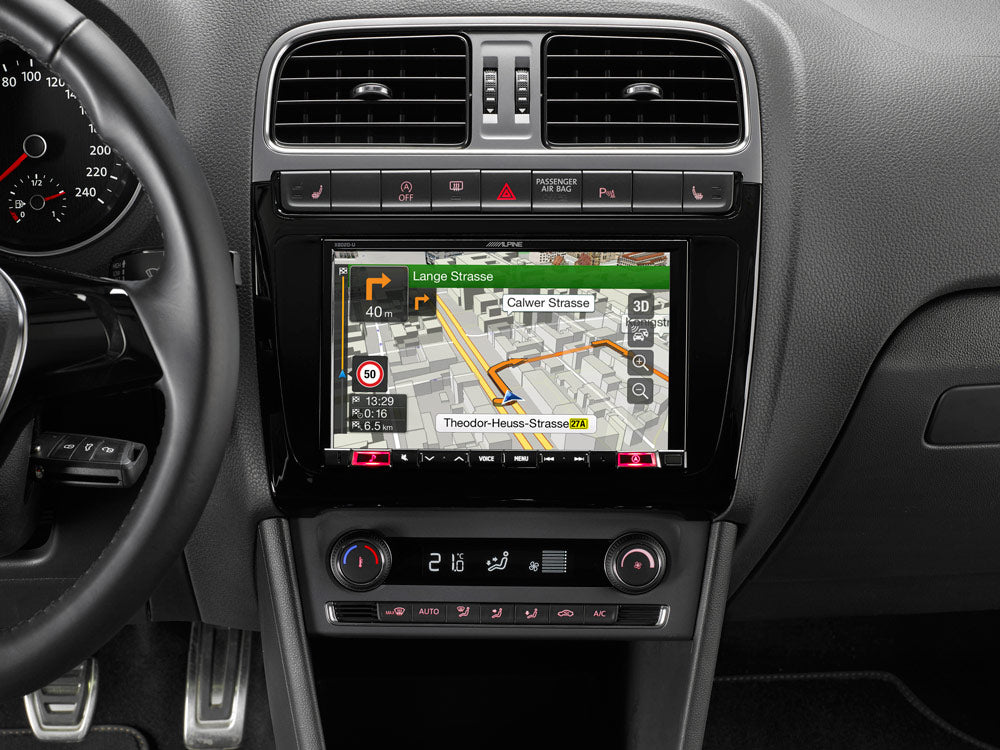 Alpine X803D-P6C 8-inch navigation for VW Polo 5 / GTI (6C)