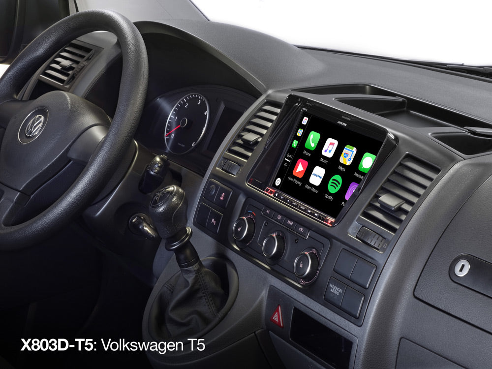 Alpine X803D-T5 8-inch navigation for VW T5 and T6