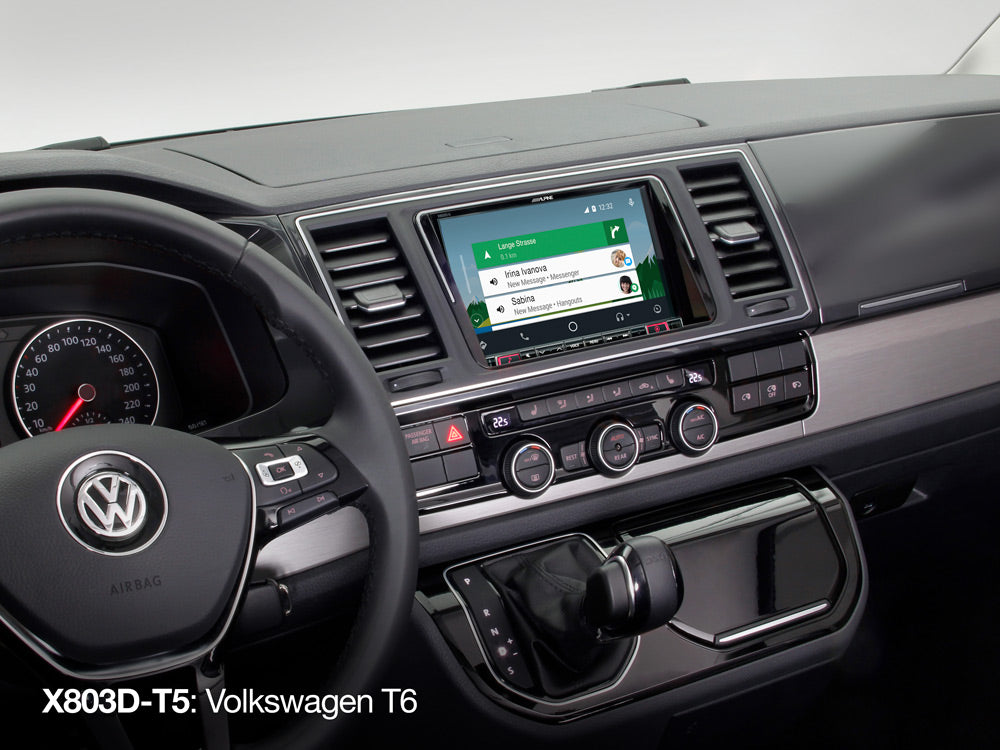 Alpine X803D-T5 8-inch navigation for VW T5 and T6