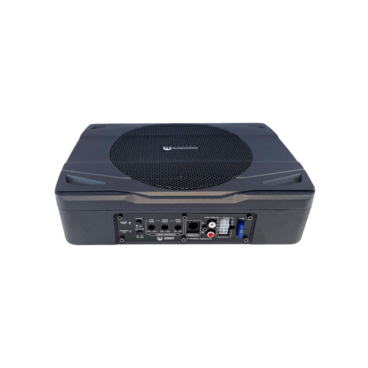 Phoenix Gold Z880 Z Series 8 Inch Sub Slim Active Under Seat Subwoofer 80w RMS