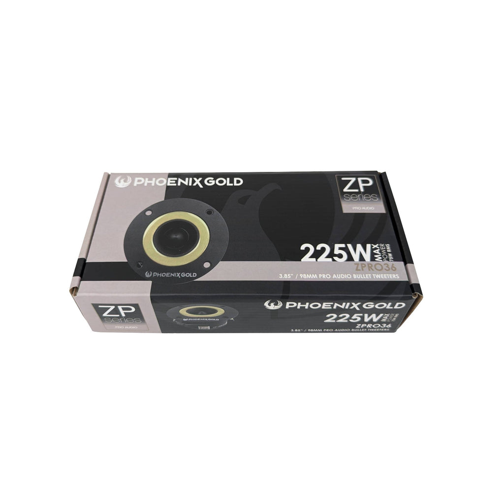 Phoenix Gold ZP Series ZPRO36 3.8 Inch Pro Audio Tweeter 75w RMS Pair