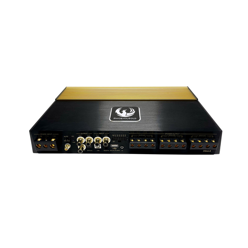 Phoenix Gold ZQA6.8 Amp 6 Channel High End Amplifier with 8 Channel DSP