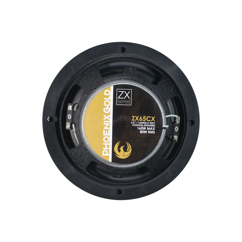 Phoenix Gold ZX65CX ZX Series 6.5 Inch 2 Way Car Coaxial Speakers 80w RMS Pair