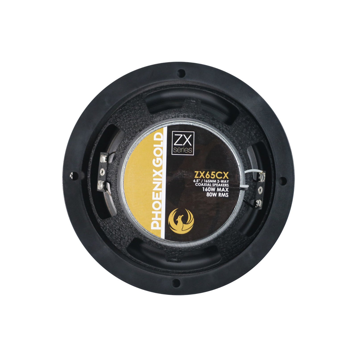 Phoenix Gold ZX65CX ZX Series 6.5 Inch 2 Way Car Coaxial Speakers 80w RMS Pair