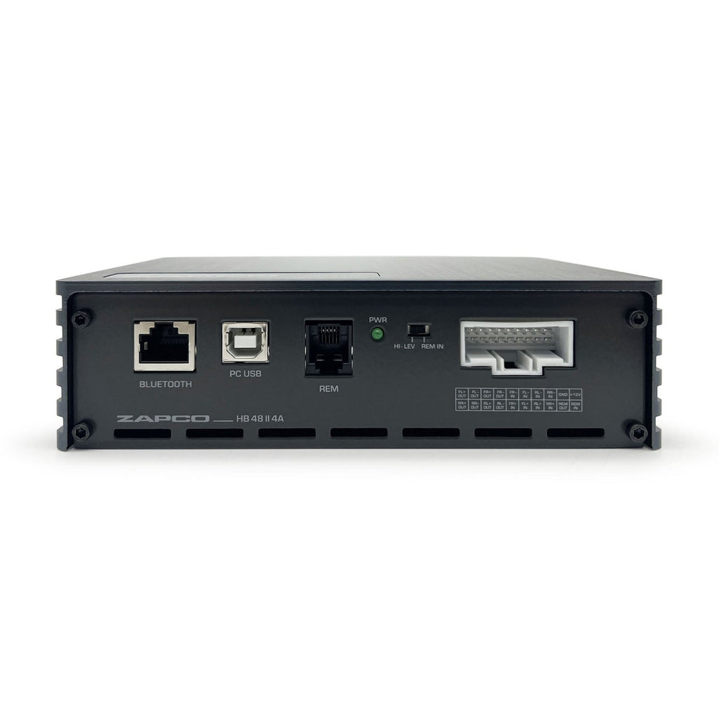 Zapco HB 48II 4A DSP Amp 8 Channel DSP 4 Channel Class A/B Power Amplifier