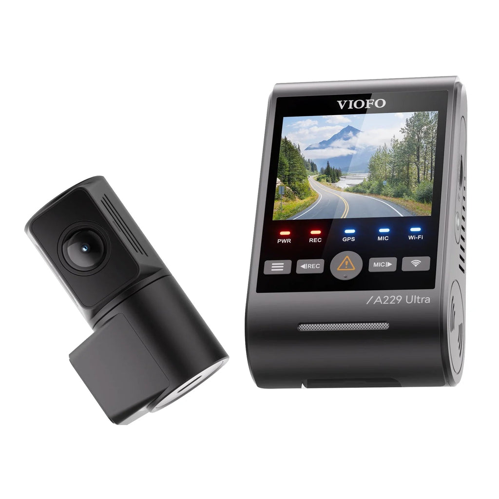 Viofo A229 Ultra 2CH Dash Cam 4K Front 4K Rear Starvis GPS WIFI HDR Dual Camera