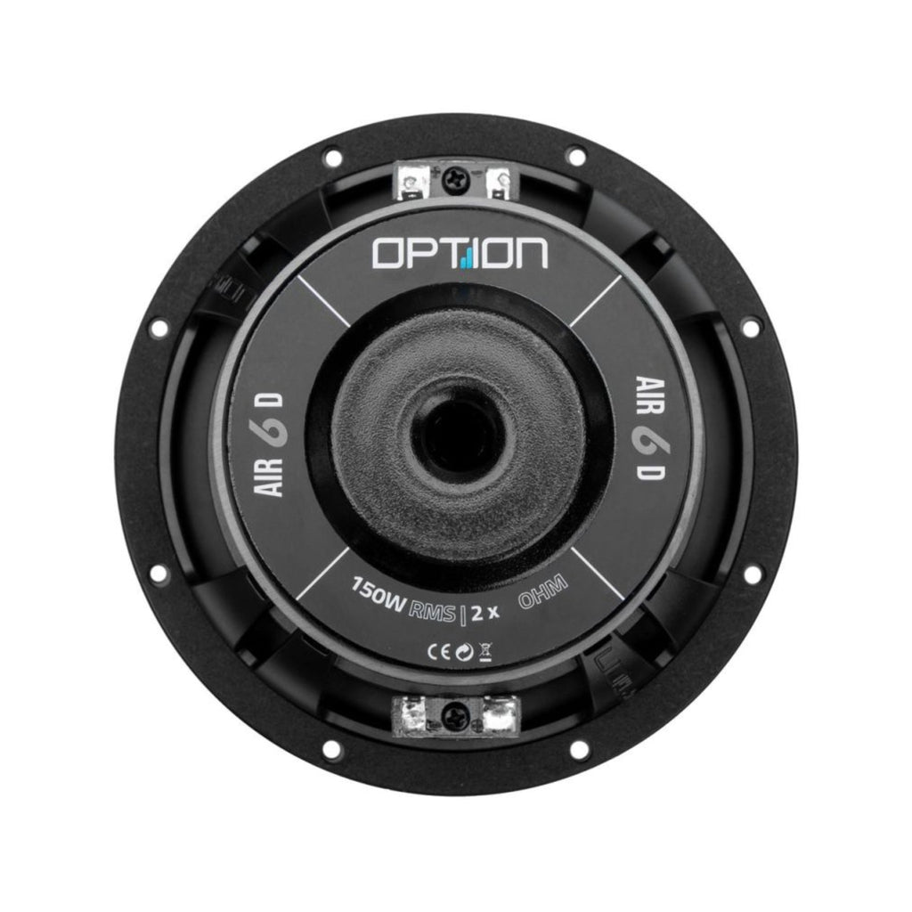 Option Audio AIR-6 D2 Sub 6.5 Inch Dual Voice Coil Subwoofer 150w RMS