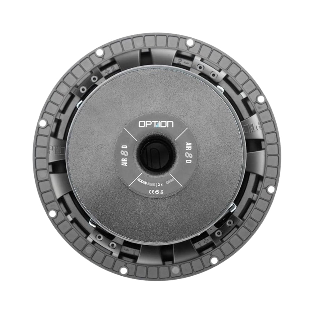 Option Audio AIR-8 D2 Sub 8 Inch Dual Voice Coil Subwoofer 200w RMS
