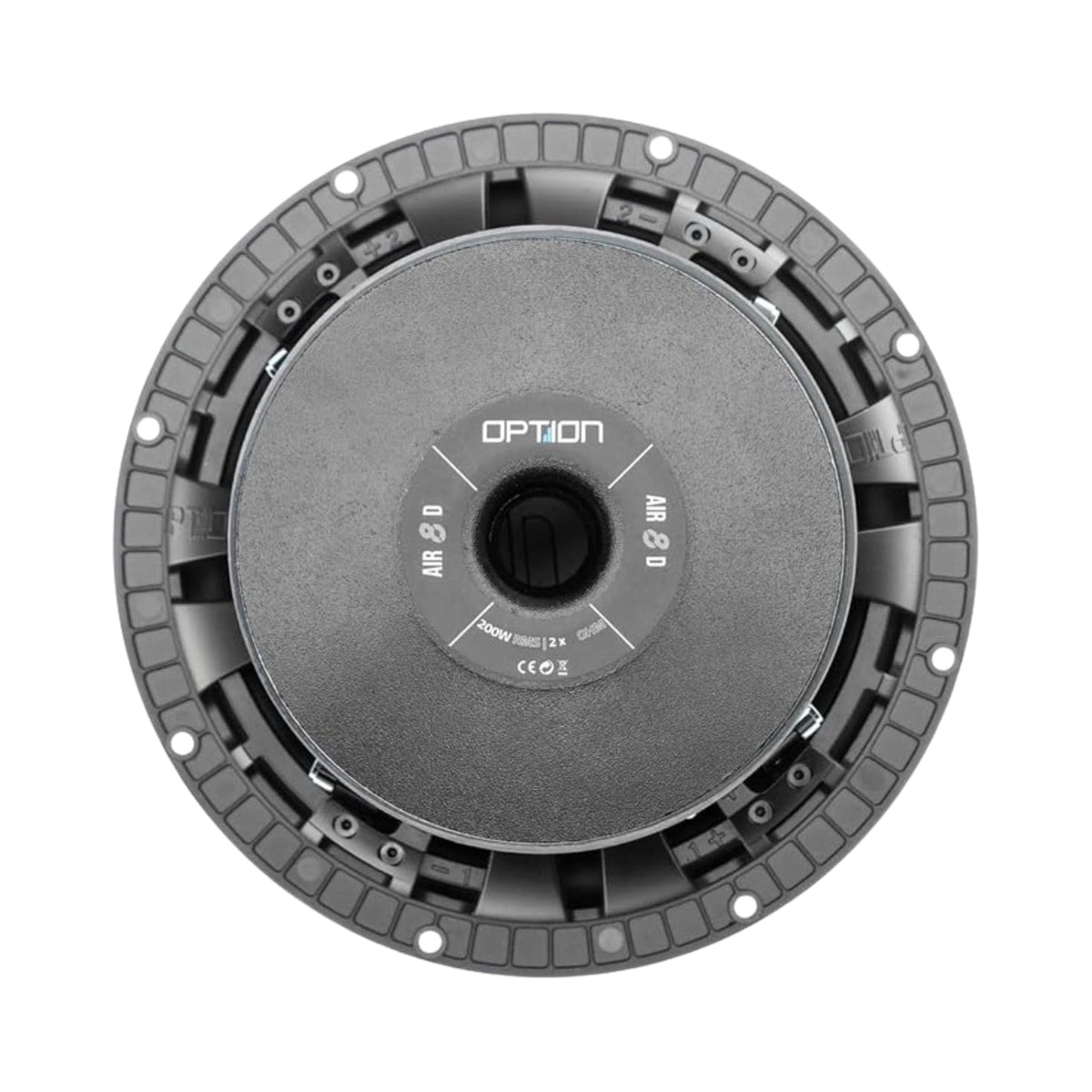 Option Audio AIR-8 D2 Sub 8 Inch Dual Voice Coil Subwoofer 200w RMS
