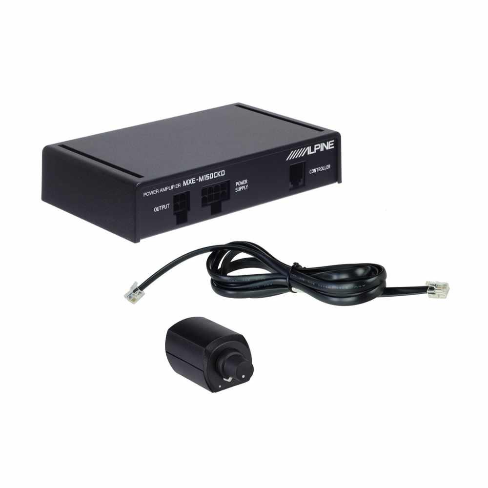 Alpine SWA-150KIT Amp 2 Channel Amplifier with Bass Remote Designed for SWC-D84S