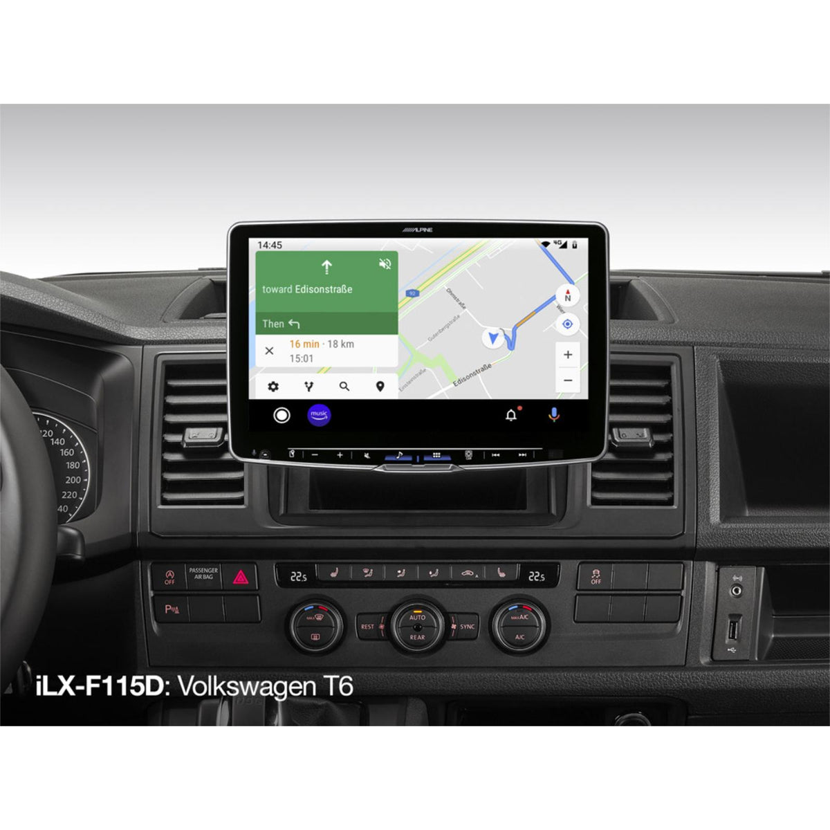Alpine ILX-F115D Halo 11 Apple CarPlay Android Auto DAB Bluetooth 11" Car Stereo