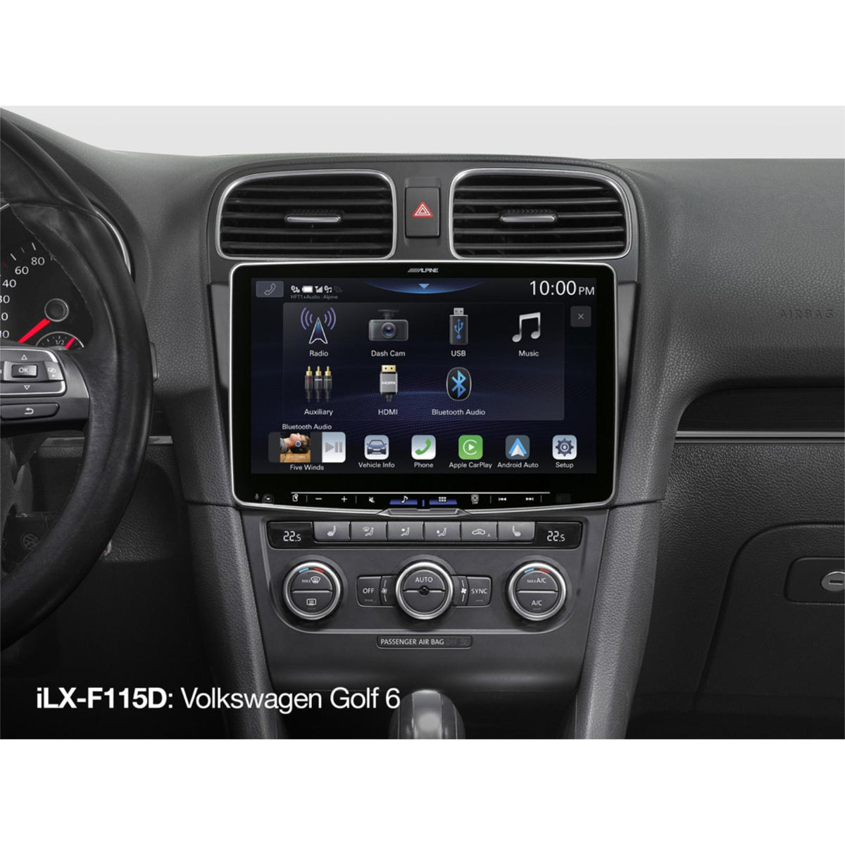 Alpine ILX-F115D Halo 11 Apple CarPlay Android Auto DAB Bluetooth 11" Car Stereo