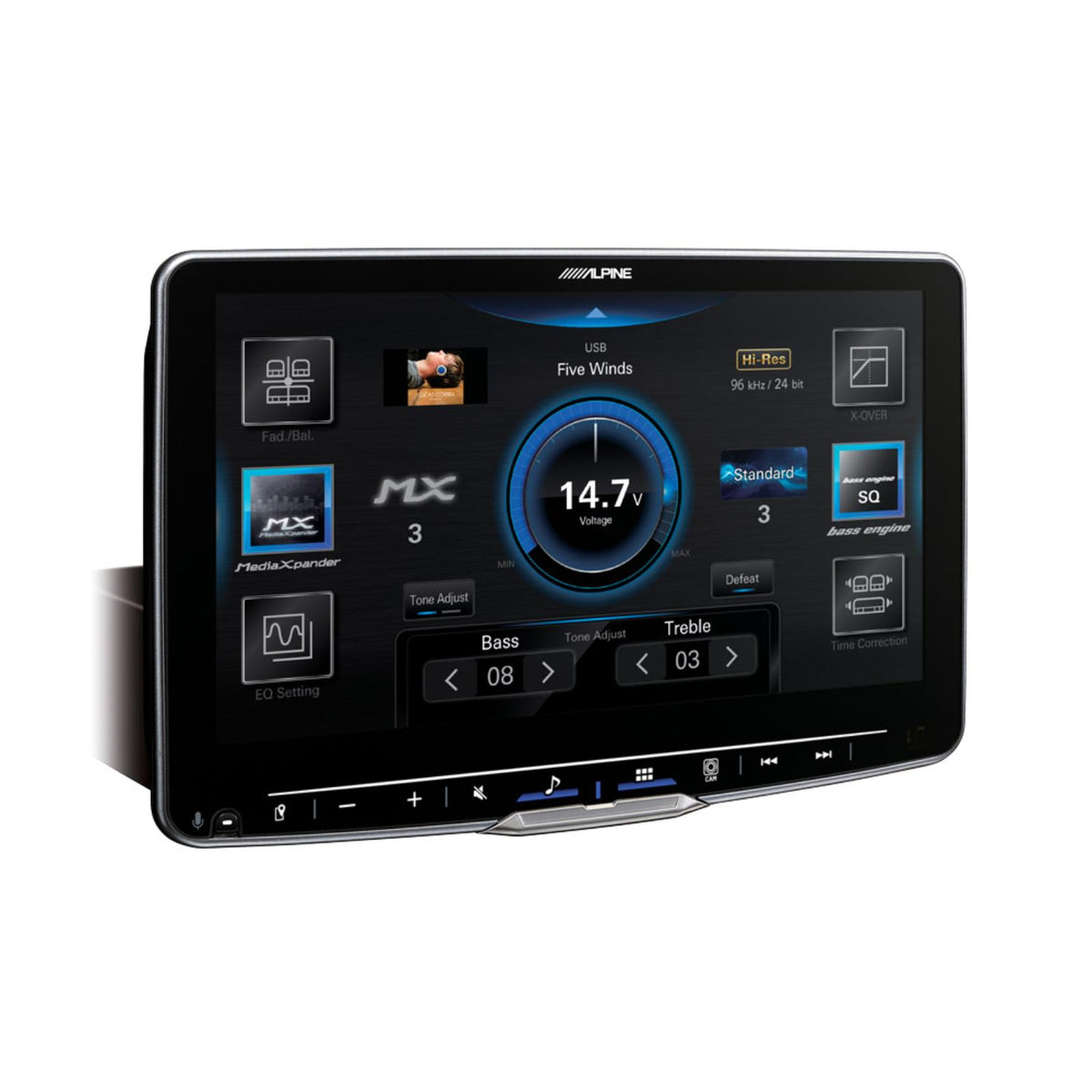 Alpine ILX-F905D Halo 9 Apple CarPlay Android Auto DAB Bluetooth 9" Car Stereo