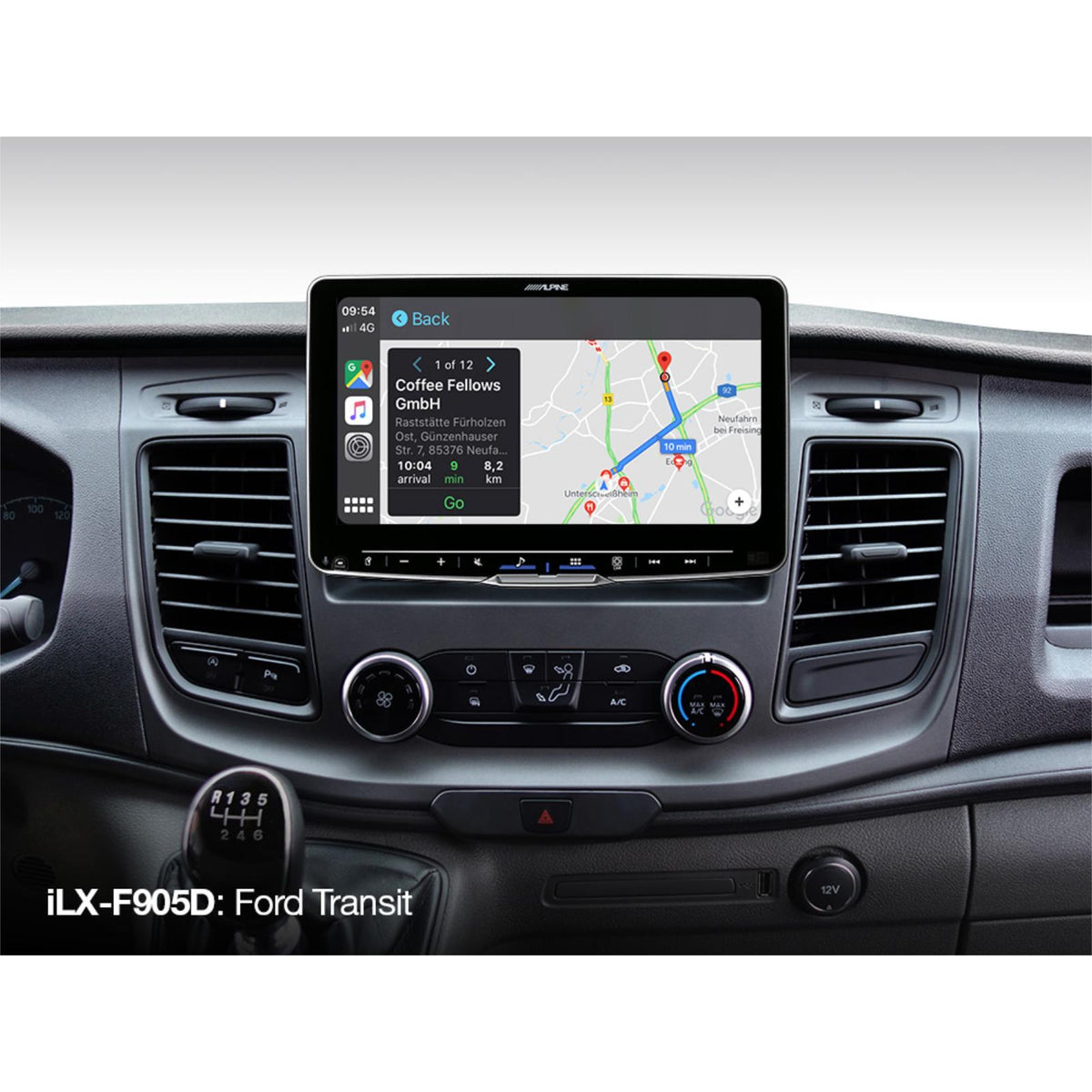 Alpine ILX-F905D Halo 9 Apple CarPlay Android Auto DAB Bluetooth 9" Car Stereo