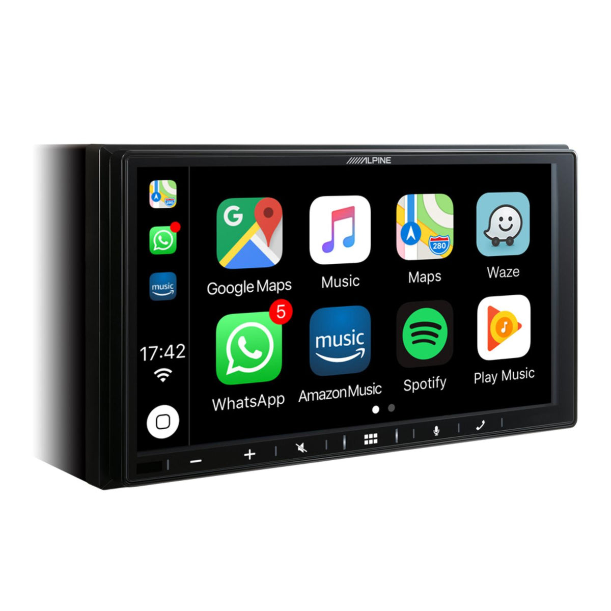 Alpine iLX-W650BT Apple CarPlay Android Auto Bluetooth Shallow Mount Car Stereo