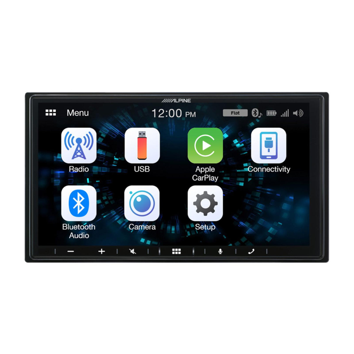Alpine iLX-W650BT Apple CarPlay Android Auto Bluetooth Shallow Mount Car Stereo