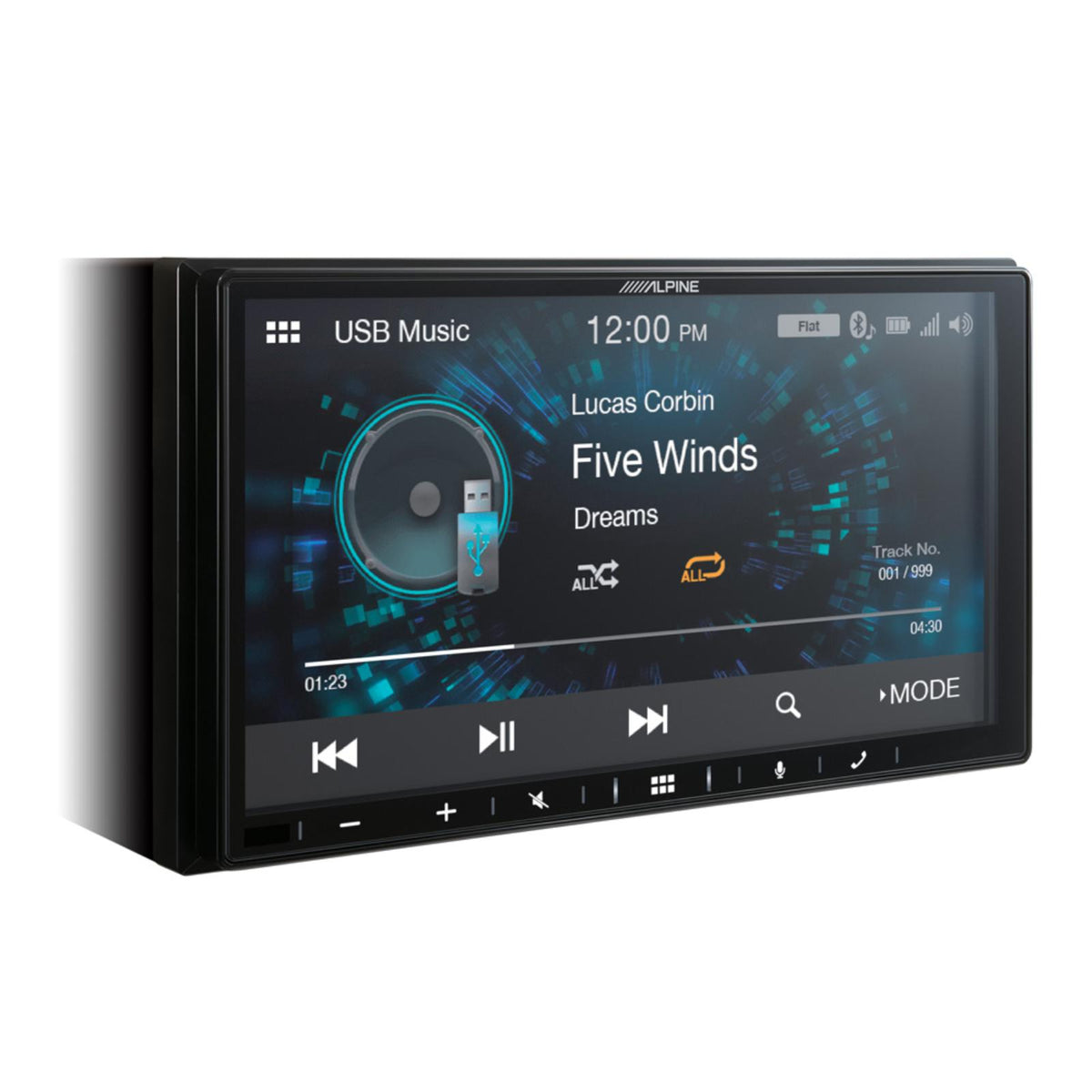 Alpine iLX-W650BT Apple CarPlay Android Auto Bluetooth Shallow Mount Car Stereo