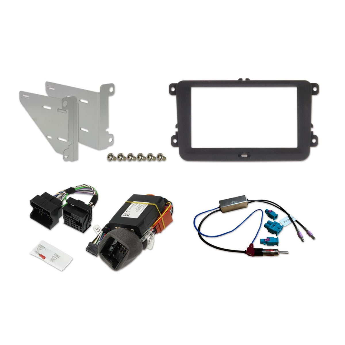 Alpine KIT-7VWX303 7 Inch Installation Kit Facia Steering Controls VW Seat Skoda