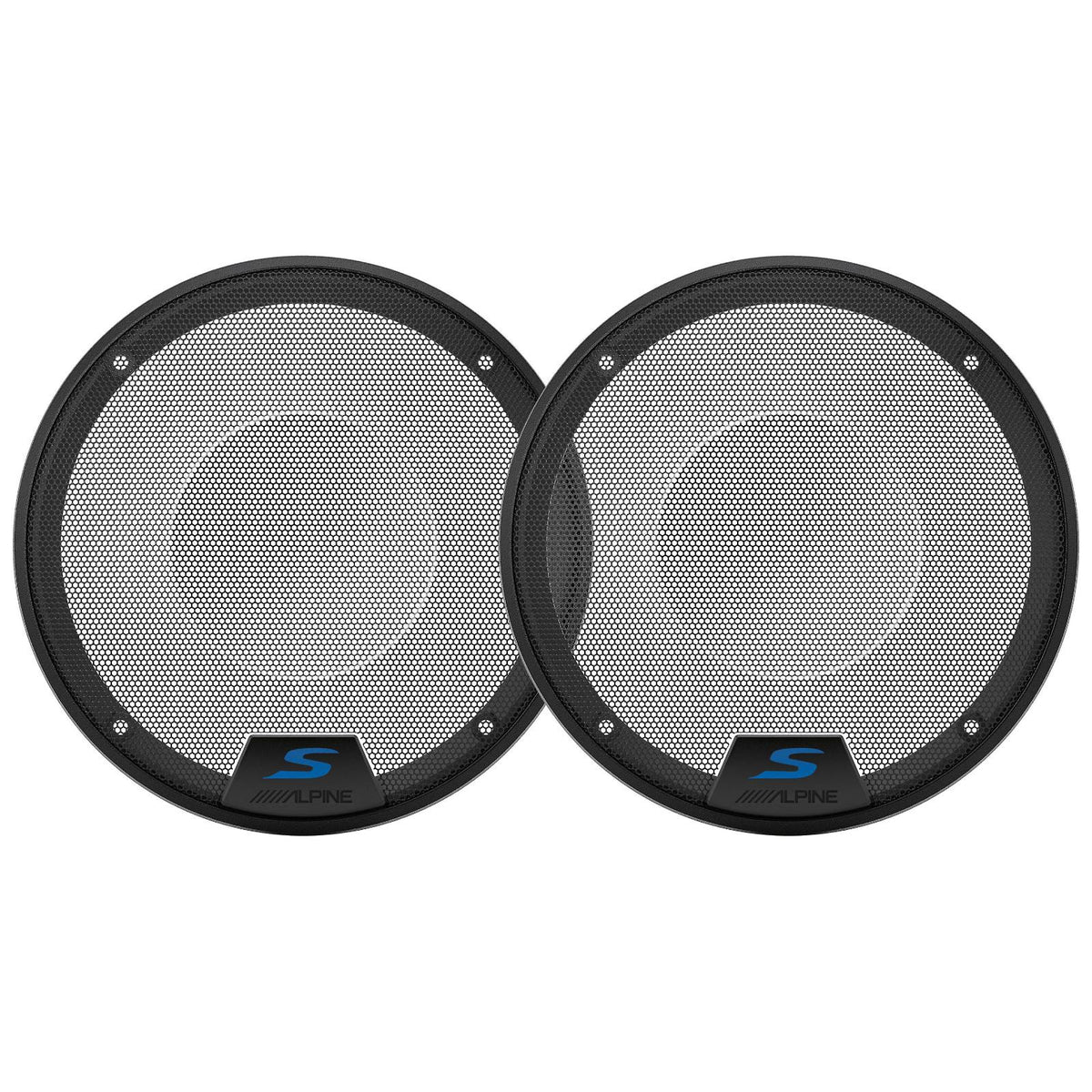 Alpine KTE-S65G Metal Mesh Grilles for S Series S-S65 S-S65C & 6.5 Inch Speakers