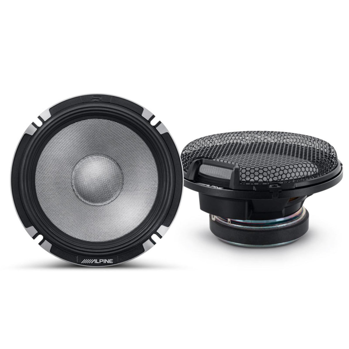 Alpine R2-S652 Speakers 6.5 Inch 16.5cm 2022 R Series Pro 2 Way Component 100w