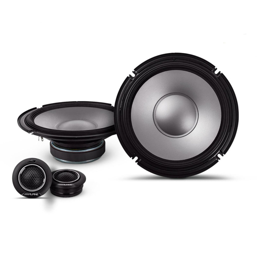 Alpine S2-S80C Speakers 8 Inch 20cm S2 Series 2 Way Component 85w RMS Pair