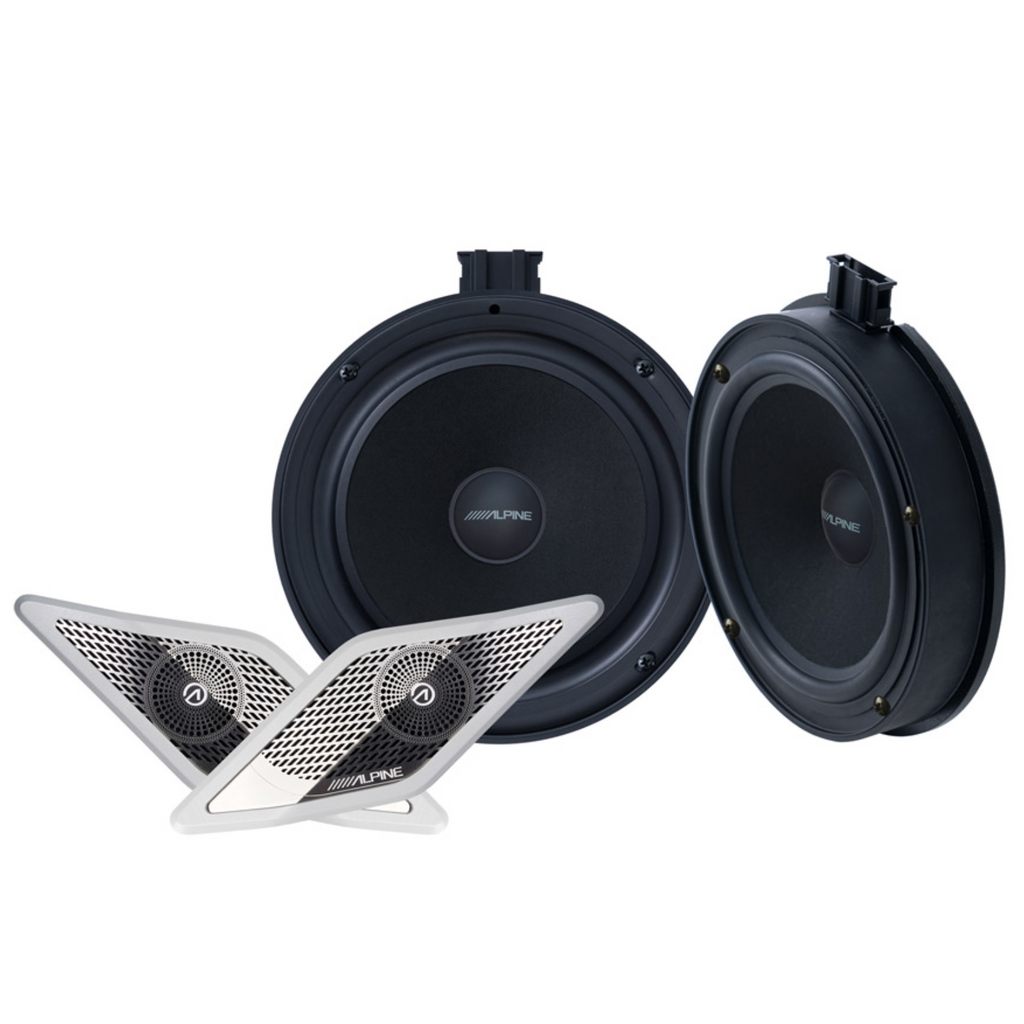 Alpine 6 Channel DSP Amplifier Subwoofer & Speakers for VW Crafter 2 MAN TGE