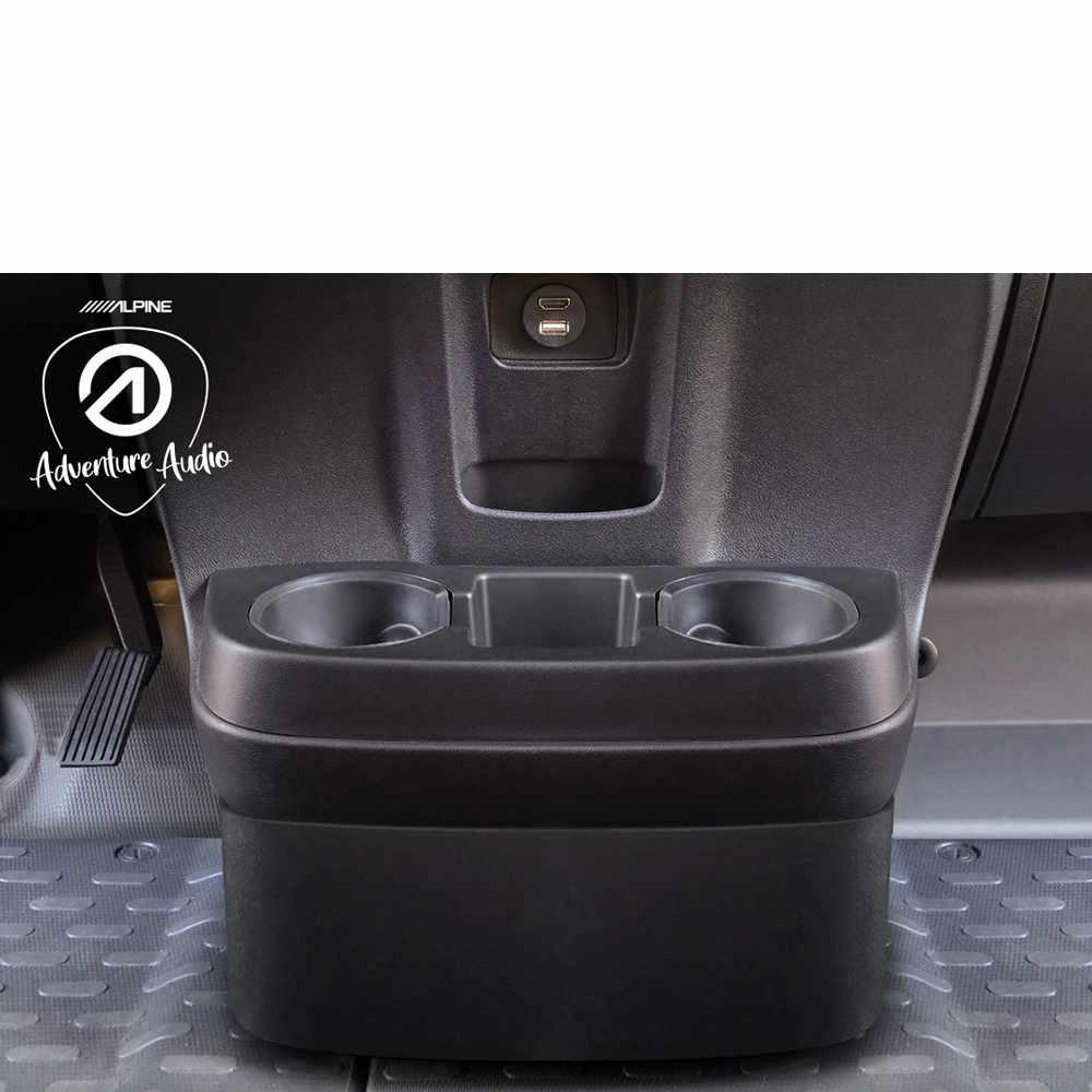 Alpine SWC-D84S Subwoofer Stealth Shallow Mount Sub for Fiat Ducato III 75w RMS